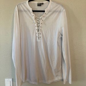 Asos Deep V Rope, Long Sleeve T